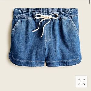 J.CREW Pull-On Denim Short in Indigo ~ XS Blue
